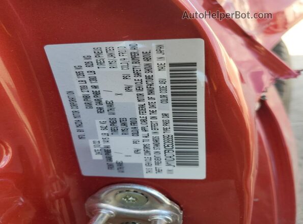 JM1NDAD76N0508889 2022 MAZDA MX-5 Red Engine compartment view