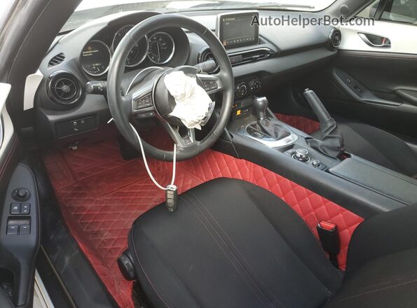 JM1NDAL71H0103528 2017 MAZDA MX-5 White Dashboard view