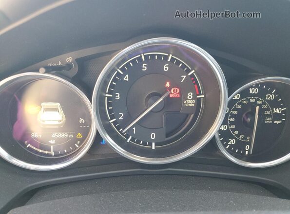 JM1NDAL75M0454856 2021 MAZDA MX-5 Gray Вид щитка приладів