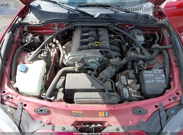 JM1NDAL77H0101671 2017 MAZDA MX-5 MIATA RF Red Rear view