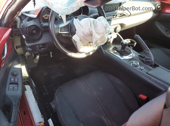 JM1NDAL77H0107096 2017 MAZDA MX-5 Red Dashboard view