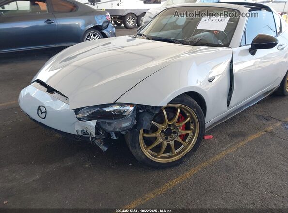JM1NDAL78K0310845 2019 MAZDA MX-5 MIATA RF White Widok z przodu