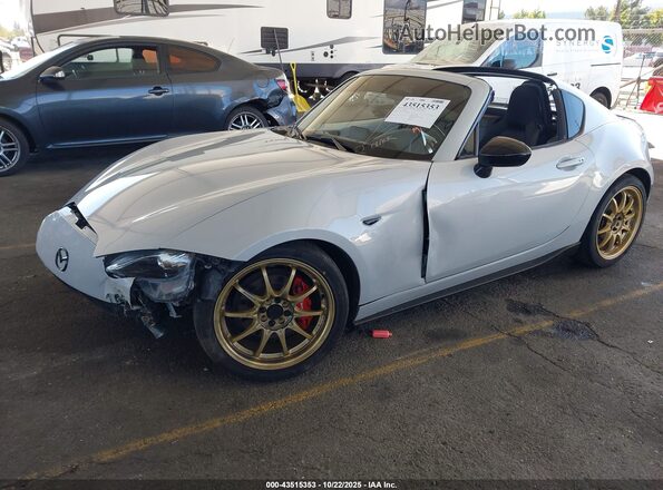 JM1NDAL78K0310845 2019 MAZDA MX-5 MIATA RF White Przód lewy