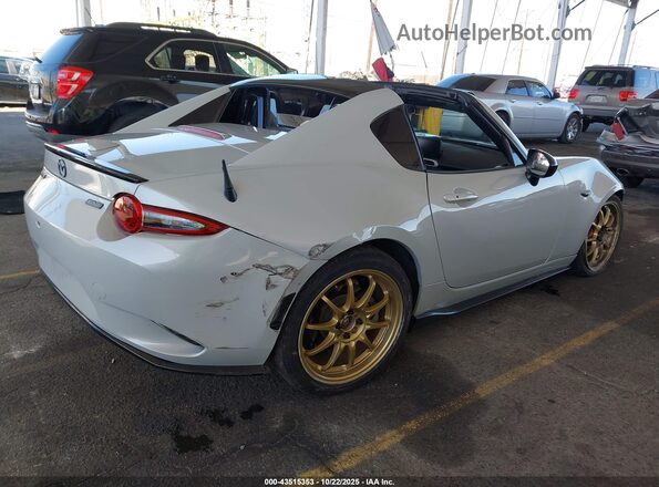 JM1NDAL78K0310845 2019 MAZDA MX-5 MIATA RF White Tył prawy
