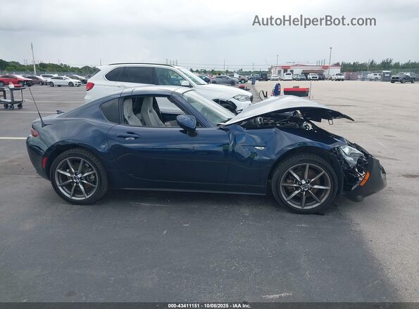 JM1NDAM71M0459504 2021 MAZDA MX-5 MIATA RF Dark Blue უკანა სალონის ხედი