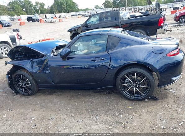 JM1NDAM72S0658056 2025 MAZDA MX-5 MIATA RF Dark Blue Widok wnętrza z tyłu