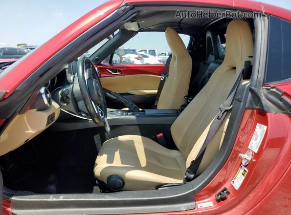 JM1NDAM73H0101925 2017 MAZDA MX-5 Red წინა სალონის ხედი