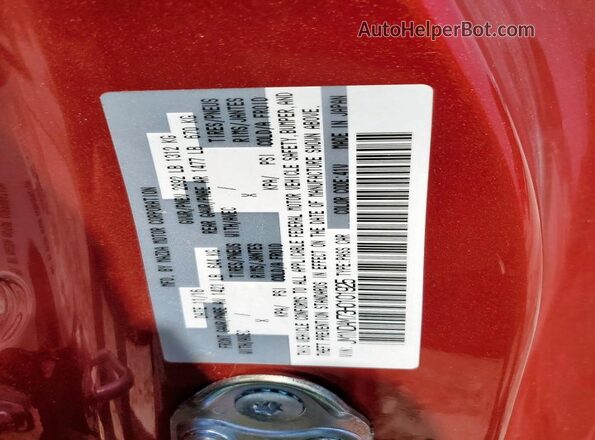 JM1NDAM73H0101925 2017 MAZDA MX-5 Red ძრავის განყოფილების ხედი