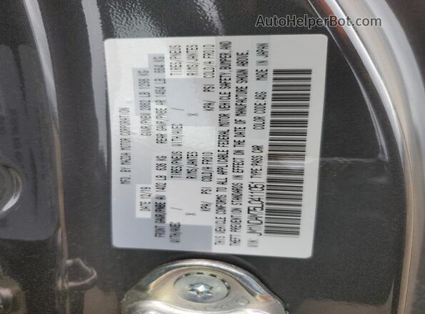 JM1NDAM75L0411051 2020 MAZDA MX-5 Gray VIN sticker view