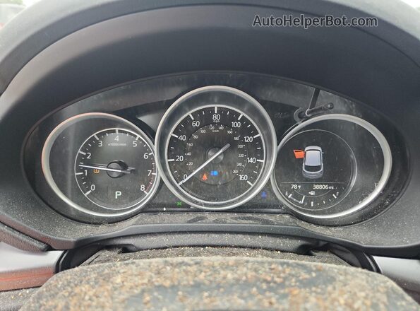 JM3KFABM0L0834746 2020 MAZDA CX-5 Blue Սարքավորումների վահանակի տեսք