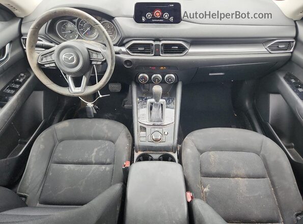 JM3KFABM0L0834746 2020 MAZDA CX-5 Blue Առջևի վահանակի տեսք