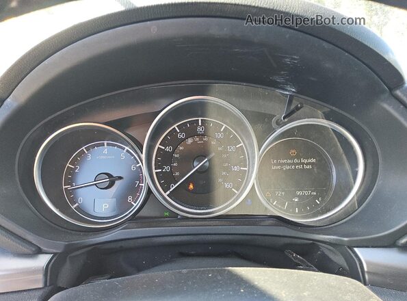 JM3KFABM1L0751858 2020 MAZDA CX-5 Black Instrument cluster view