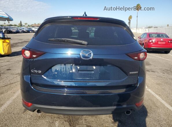 JM3KFACM5L0757662 2020 MAZDA CX-5 Blue უკანა ხედი