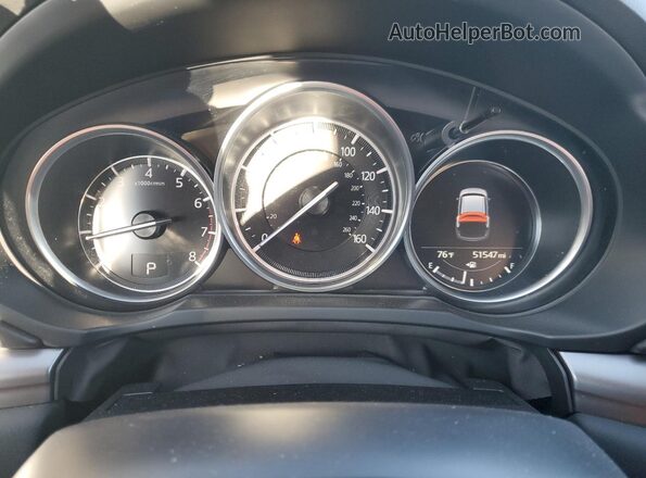 JM3KFACM5L0757662 2020 MAZDA CX-5 Blue ხელსაწყოთა პანელის ხედი