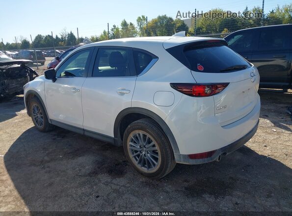 JM3KFACM5L0773439 2020 MAZDA CX-5 White უკანა მარცხენა