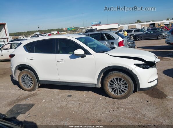 JM3KFACM5L0773439 2020 MAZDA CX-5 White უკანა სალონის ხედი