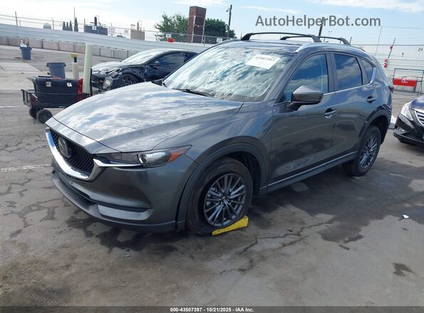 JM3KFACM6L0848634 2020 MAZDA CX-5 Серый Передняя левая четверть