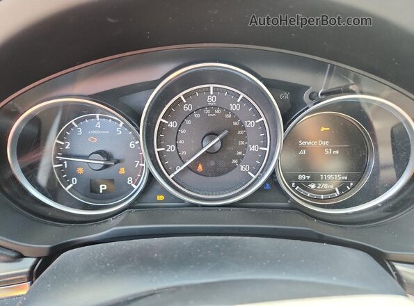 JM3KFADL8H0184365 2017 MAZDA CX-5 Синий Вид щитка приборов