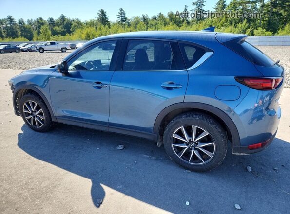 JM3KFADL8H0184365 2017 MAZDA CX-5 Синий Задняя левая четверть