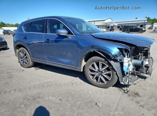 JM3KFADL8H0184365 2017 MAZDA CX-5 Синий Передняя правая четверть
