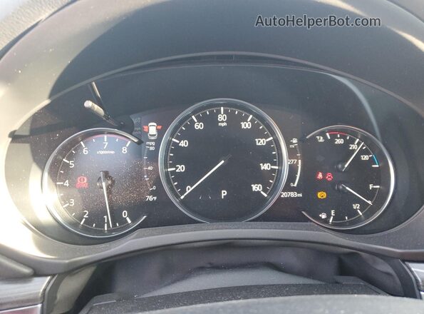 JM3KFADM0L0860289 2020 MAZDA CX-5 Burgundy ხელსაწყოთა პანელის ხედი