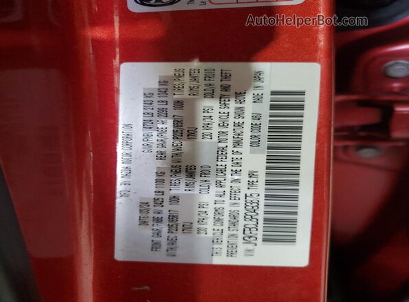 JM3KFBCL8R0493875 2024 MAZDA CX-5 Красный Вид наклейки с VIN-кодом
