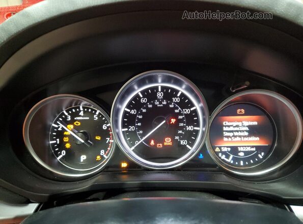 JM3KFBCL8R0493875 2024 MAZDA CX-5 Красный Вид щитка приборов