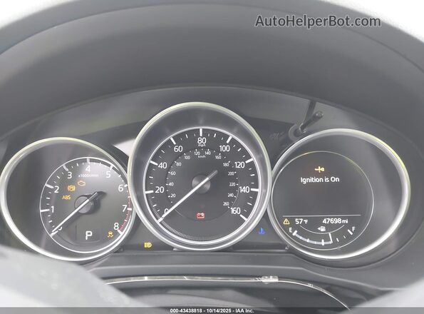 JM3KFBCM0L0852443 2020 MAZDA CX-5 White Vista de los asientos traseros