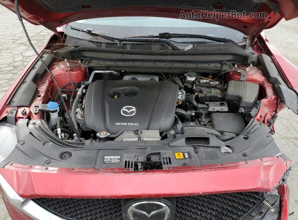JM3KFBCM3L1735949 2020 MAZDA CX-5 Burgundy უკანა სალონის ხედი