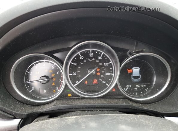 JM3KFBCM3L1735949 2020 MAZDA CX-5 Burgundy ხელსაწყოთა პანელის ხედი
