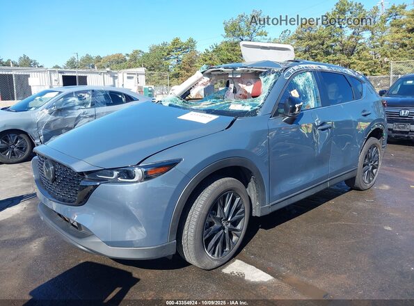 JM3KFBCM5R0385612 2024 MAZDA CX-5 Blue Առջևի ձախ երեք քառորդ տեսարան