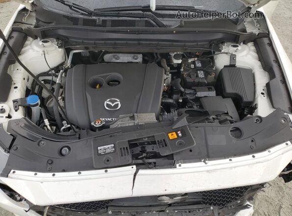 JM3KFBCM8L0740800 2020 MAZDA CX-5 White ძრავის განყოფილების ხედი
