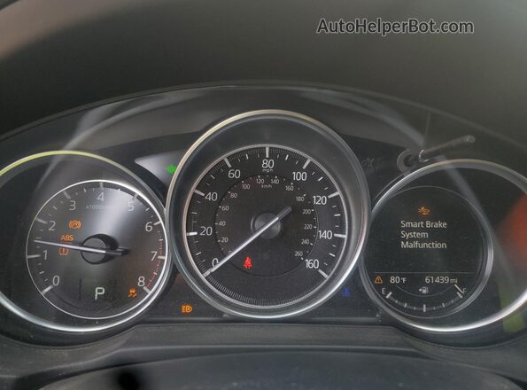 JM3KFBCM9L0861285 2020 MAZDA CX-5 White Սարքավորումների վահանակի տեսք