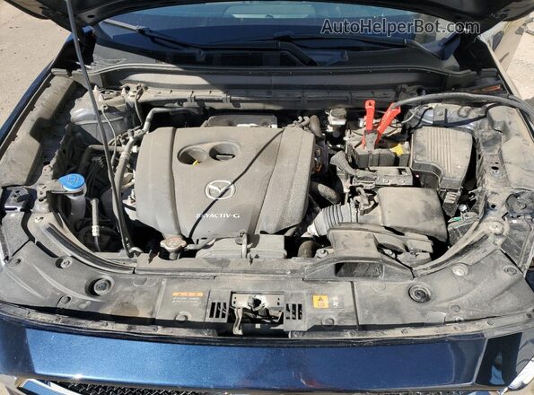 JM3KFBCM9M0125206 2021 MAZDA CX-5 Blue Engine compartment view