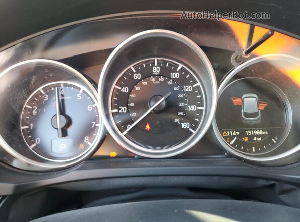 JM3KFBCY5M0317807 2021 MAZDA CX-5 Gray Instrument cluster view