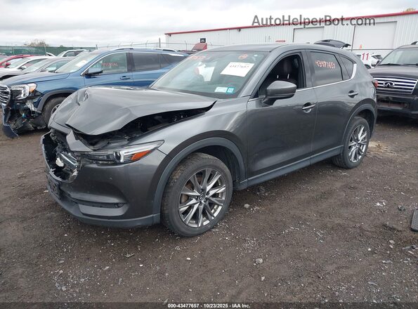 JM3KFBEY5L0843706 2020 MAZDA CX-5 Gray წინა მარცხენა ხედი სამი მეოთხედიდან