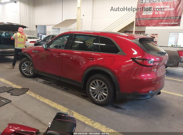 JM3KKBHA0R1155643 2024 MAZDA CX-90 PHEV Red Հետևի ձախ