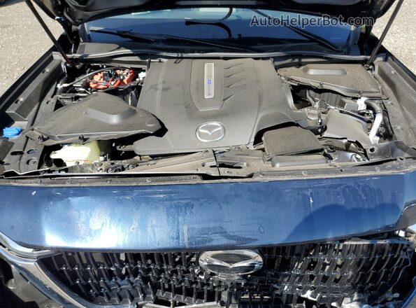 JM3KKBHA0R1181868 2024 MAZDA CX-90 Blue ძრავის განყოფილების ხედი
