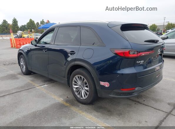JM3KKBHA9R1156418 2024 MAZDA CX-90 PHEV Blue Trasero izquierdo