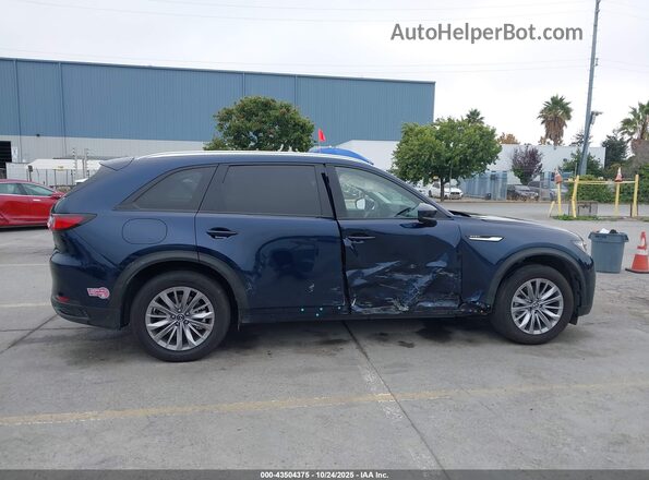 JM3KKBHA9R1156418 2024 MAZDA CX-90 PHEV Blue Vista interior trasera