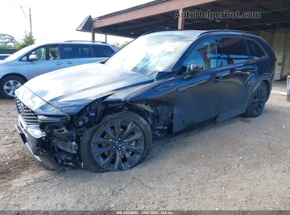 JM3KKCHA4S1198684 2025 MAZDA CX-90 PHEV Dark Blue Vista tres cuartos delantera izquierda