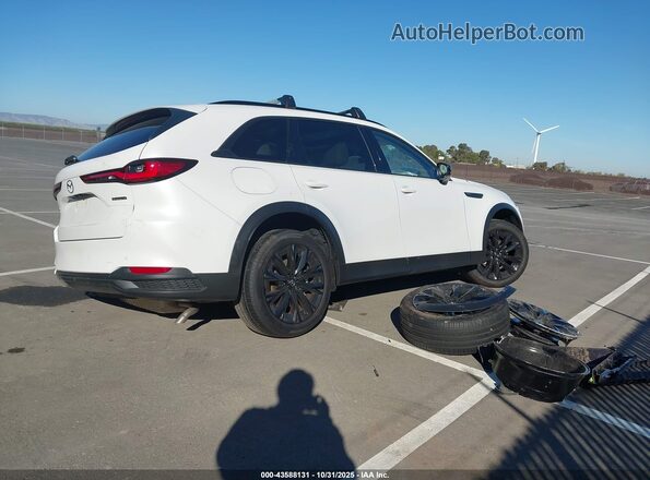 JM3KKCHA5S1240800 2025 MAZDA CX-90 PHEV White უკანა მარჯვენა