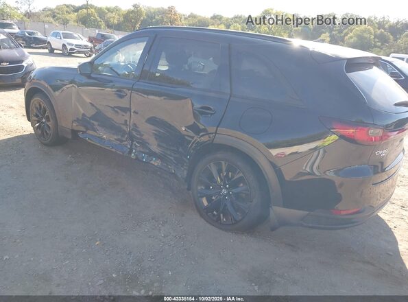 JM3KKCHA8S1249099 2025 MAZDA CX-90 PHEV Black უკანა მარცხენა