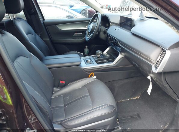 JM3KKDHA6R1146683 2024 MAZDA CX-90 PHEV Burgundy წინა სალონის ხედი
