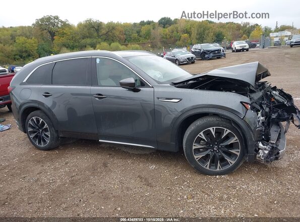 JM3KKDHA8R1104788 2024 MAZDA CX-90 PHEV Gray Vista interior trasera