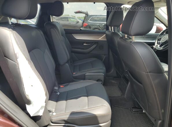 JM3KKDHD3R1182714 2024 MAZDA CX-90 Maroon უკანა სავარძლების ხედი