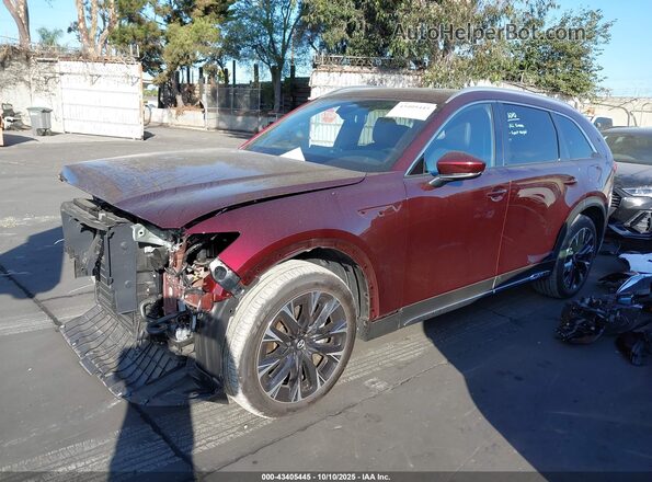 JM3KKEHA8R1159554 2024 MAZDA CX-90 PHEV Brown Передня ліва чверть