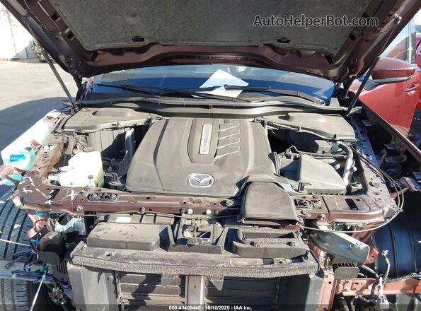 JM3KKEHA8R1159554 2024 MAZDA CX-90 PHEV Brown Вид ззаду