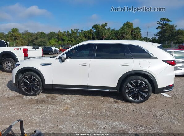 JM3KKEHAXR1118570 2024 MAZDA CX-90 PHEV White სალონის 360-გრადუსიანი ხედი