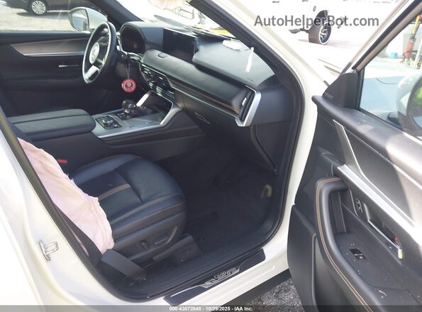 JM3KKEHAXR1118570 2024 MAZDA CX-90 PHEV White წინა სალონის ხედი